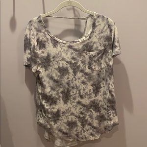 Hollister grey tie dye t-shirt